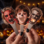Personalised Halloween Makeup Face Photo Acrylic Bottle Opener with Magnet Fridge Decor Bar Party Wine Accessory Birthday Gift for Friends Bar Owners