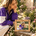 Personalized Engraved Heart Paw Commemorative Photo Frame with Name and Text Home Decor Pet Loss Pet Remembrance Gift for Pet Owner