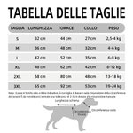 Mantellina impermeabile per cani personalizzata, con simpatica impronta di zampa e nome - Regalo di compleanno per padroni e amanti di animali