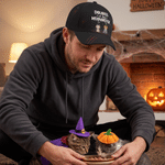 Personalised Halloween Monster Cat Baseball Cap with Name Daily Wear Halloween Gift for Cat Lovers Friends