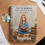 Personalised Cute Cartoon Character Spiral A5 Notebook with Name and Photo Daily Use Back to School Birthday Gift for Students Kids Bookworms