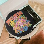 Personalisierte Vollfarbige Vinyl-Schallplatte DJ Slipmat mit Eigenem Logo Geschenk für Musiker Vinyl-Liebhaber