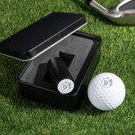 Personalised Birth Flower Initial Name Golf Ball Stamp with Metal Storage Box Mother's Day Birthday Gift for Women Golfers Golf Lovers