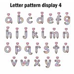 Personalised Coloured Apple Letter Elements Waterproof Transparent Mesh Pencil Bag with Name Back to School Birthday Gift for Students Teachers