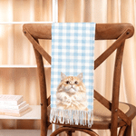 Personalised Pet Photo Multicolour Plaid Stripe Soft Warm Scarf Winter Wear Birthday Christmas Gift for Pet Owners Lovers