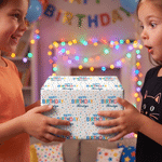 Personalised Happy Birthday Colourful Wrapping Packaging Papers Set of 3 with Name Birthday Gift for Friends Family