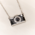 Personalized Dainty Camera Pendant Photo Projection Necklace Anniversary Birthday Gift for Woman