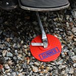 Personalised 3D Printed Non‑Slip Multicolour Motorbike Kickstand Pad with Text Daily Use Moto Riding Birthday Gift for Motorbike Rider