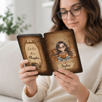 Personalised 3D-Effect Artwork Cartoon Reading Character Kindle Case with Name for Multiple Models Daily Use Birthday Gift for Book Lover Bookworm