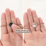 Gepersonaliseerde warmtegevoelige armband met foto tekst en verstelbare sluiting bijzonder verjaardags- en jubileumcadeau voor dames en heren