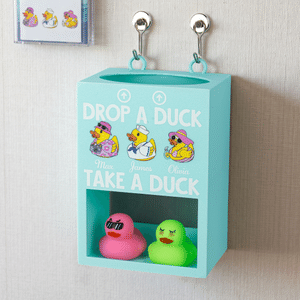 Personalized Cute Duck Character Drop a Duck Take a Duck Multicolour Magnetic Mailbox with 1-4 Name Cruise Vacation Birthday Gift for Couple Family
