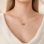 Personalized Dainty Camera Pendant Photo Projection Necklace Anniversary Birthday Gift for Woman