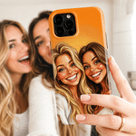 Personalized Comic‑Book‑Style Phone Case for iPhone Samsung with Photo and Name Daily Use Birthday Anniversary Gift for Pet Owner Boyfriend Girlfriend
