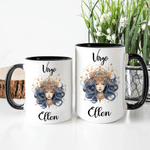 Personalised Astrology Zodiac Constellation Ceramic Mug with Name Birthday Gift for Women Men Zodiac Lover