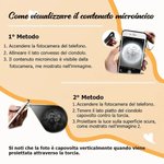 Collana personalizzata con proiezione foto, iniziali incise e ti amo in 100 lingue - Regalo di compleanno e anniversario per donne