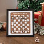 Juego de ajedrez magnético de madera personalizado con texto. Decoración de oficina. Para viajes, noches de juegos en familia, cumpleaños y Navidad. Regalo ideal para los amantes del ajedrez.