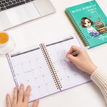 Agenda 2027 personalizzata con nome e personaggio animato con pagine settimanali e mensili  - Regalo di compleanno per famiglia