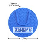 Personalised 3D Printed Non‑Slip Multicolour Motorbike Kickstand Pad with Text Daily Use Moto Riding Birthday Gift for Motorbike Rider
