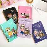 Agenda 2027 personalizzata con nome e personaggio animato con pagine settimanali e mensili  - Regalo di compleanno per famiglia