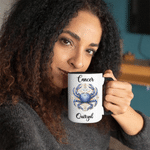 Personalised Astrology Zodiac Constellation Ceramic Mug with Name Birthday Gift for Women Men Zodiac Lover