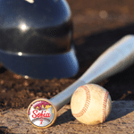 Personalised Softball & Baseball Bat Knob Stickers Set of 5 Drip Donut Design with Name and Number Bat and Decals Team Sports Gift for Players