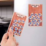 Personalised Volleyball Shaker Fridge Magnet with 1-20 Names and Numbers Team Club End of Season Senior Night Gift for Coach Teammate