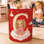 Personalised Cartoon Storybook Character Large Capacity Laundry Storage Basket with Photo and Name Daily Household Birthday Gift for Boys Girls