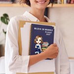 Start with A Planned Day - Personalized 2026 Planner Name A5 Notebook
