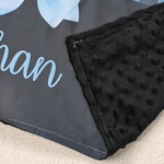 Personalised Cute Black Baby Bow Checkered Baby Car Seat Canopy with Name Privacy-Protective Outdoor Accessory Birthday Gift for Babies Newborns