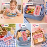Custom Cute Cartoon Photo Kid Fork Spoon Knife 3 Pcs Cutlery Set | Safe Stainless Steel, Birthday Gift for Boys Girls