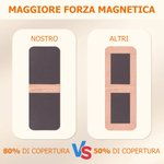 Segnalibro magnetico personalizzato in ecopelle, con iniziale, nome, fiore di nascita ed effetto diamante - Regalo di compleanno per lettori