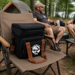 Personalized Deer Mountain Hunting Themed Waterproof Insulated Cooler Bag with Text Year and Shoulder Strap Hunting Season Gift for Hunting Lovers