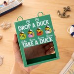 Personalized Cute Duck Character Drop a Duck Take a Duck Multicolor Magnetic Mailbox with 1-4 Name Cruise Vacation Birthday Gift for Couple Family