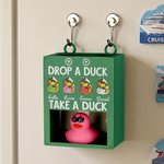 Personalized Cute Duck Character Drop a Duck Take a Duck Multicolor Magnetic Mailbox with 1-4 Name Cruise Vacation Birthday Gift for Couple Family