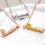 Collier personnalisé de style gothique « Bling » à double rangée : couronne, prénom, cœur et papillon – Idéal pour les fêtes d'anniversaire, les festivals de musique, cadeau pour femmes et filles