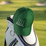 Personalized Golf Club Pattern Best Man By Par Baseball Cap with 1-10 Names Daily Use Birthday Gift for Golf Lover Dad Grandpa