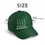 Personalized Golf Club Pattern Best Man By Par Baseball Cap with 1-10 Names Daily Use Birthday Gift for Golf Lover Dad Grandpa