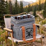 Personalized Deer Mountain Hunting Themed Waterproof Insulated Cooler Bag with Text Year and Shoulder Strap Hunting Season Gift for Hunting Lovers