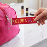 Personalized Sports Pattern Multicolor Luggage Tag with Name and Number Travel Accessories Team Birthday Gift for Travelers Students