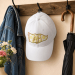 Personalized Embroidered Coquette College Pennant Flag Baseball Cap with Text College Spirit Accessory Graduation Gift for Students