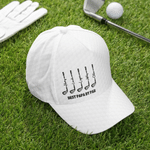 Personalized Golf Club Pattern Best Man By Par Baseball Cap with 1-10 Names Daily Use Birthday Gift for Golf Lover Dad Grandpa