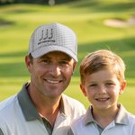 Personalized Golf Club Pattern Best Man By Par Baseball Cap with 1-10 Names Daily Use Birthday Gift for Golf Lover Dad Grandpa