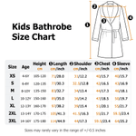 Personalised Embroidered Cartoon Character Photo Comfortable Absorbent Kid Bathrobe with Name Christmas Birthday Gift for Boys Girls