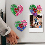 Personalised 3D-Effect Artwork 1-10 Children's Name Puzzles Piece Acrylic Fridge Magnet with Title Anniversary Birthday Gift for Mother Gran