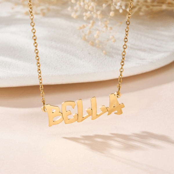Personalised Dainty Graffiti Style Font Necklace with Name Daily Wear Christmas Birthday Gift for Woman