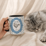 Taza de café de cerámica personalizada con foto de una mascota adorable, de 11 oz o 15 oz, con nombre y posavasos; regalo de cumpleaños o para una fiesta de mascotas, ideal para amigos amantes de las 
