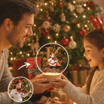 Lámpara nocturna LED acrílica con foto de un personaje de dibujos animados y efecto 3D personalizada, con nombre y base de madera; regalo decorativo para la habitación de los niños