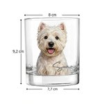 Personalisiertes Whiskyglas 295 ml mit Haustier-Foto im Ölgemälde-Stil und Namen | Geburtstag Geschenk für Tierliebhaber Whisky-Liebhaber