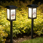 Personalised Rainbow Bridge Pet Photo Solar Garden Light with Name Text and Date Garden Decor Memorial Sympathy Gift for Pet Owner