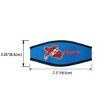 Personalized Embroidered Marine Life Dolphin Sea Turtle Shark Scuba Mask Cover Strap with Name Training Birthday Gift for Divers Water Spots Lovers
